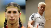 Lantas, seperti apakah model rambut `nyentrik` yang pernah digunakan sang gelandang saat pertandingan Real Madrid Vs Liverpool semalam ini?