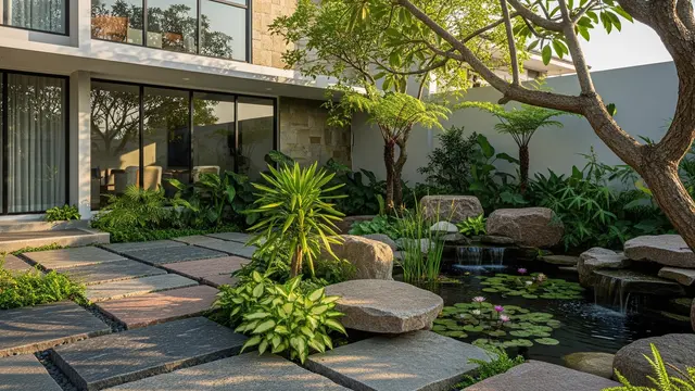 Batu Granit di Halaman Rumah