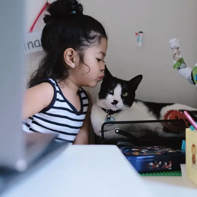 6 Potret Persahabatan Kinar dan Kucing Bernama Poco, Kisahnya Pernah Viral
