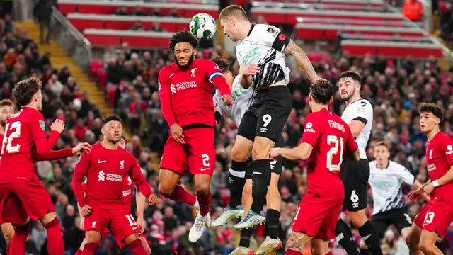 Liverpool Singkirkan Derby County dari Carabao Cup Lewat Adu Penalti
