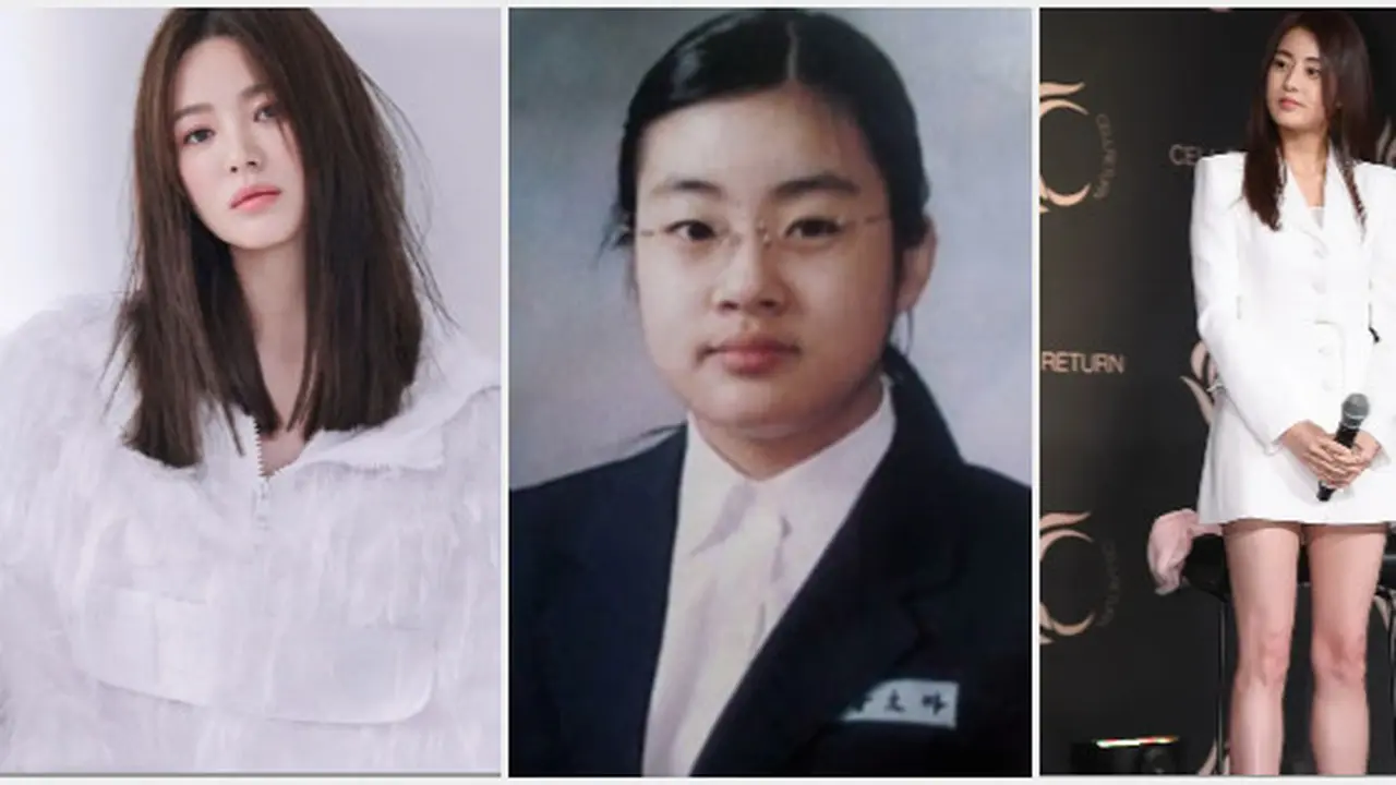 Selebriti Korea yang pernah gemuk (Screen capture: Kbizoom.com)