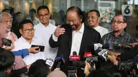 Pertemuan juga membahas hasil pertemuan antara Surya Paloh dan Presiden Joko Widodo beberapa waktu lalu. (Liputan6.com/Angga Yuniar)