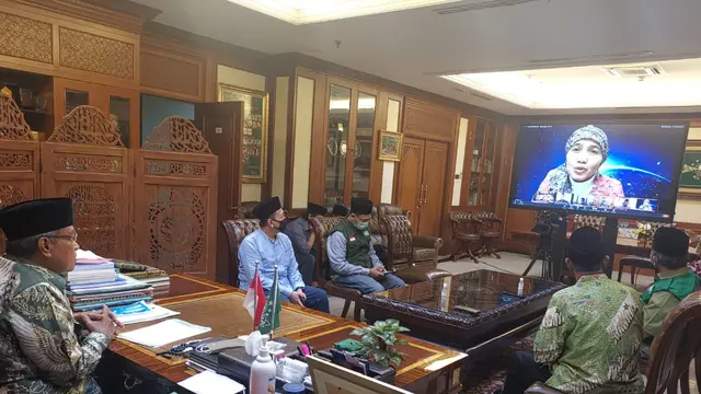 Silaturahim Pengurus Cabang Istimewa Nahdlatul Ulama (PCINU) Sedunia secara virtual. (Ist)