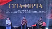 Diskusi Lintas Generasi terkait upaya membasmi hoaks dan konten negatif di dunia maya (Liputan6com/ Agustin Setyo Wardani)