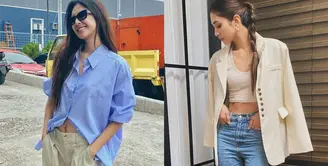 Lihat di sini beberapa potret OOTD Mikha Tambayong yang bisa jadi inspirasi kamu dengan badan tinggi semampai.