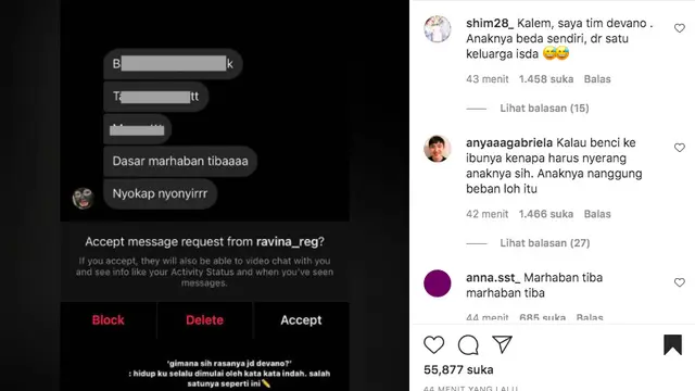 Iis Dahlia Salah Lirik Lagu Saat Nyanyi Ramadhan Tiba, Devano Danendra Ikut Di-bully. (instagram.com/lambe_turah)