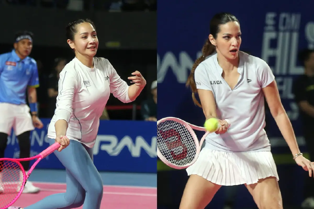 Nagita Slavina vs Nia Ramadhani: Adu Gaya Sporty di Lagi-Lagi Tenis!