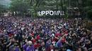 Ribuan pelari mengikuti Batman Run Series di Jakarta Barat; Minggu (1/12). Acara ini merupakan kerjasama antara Indofunrun dengan Lippo Mall Puri. (Dokumentasi Indofunrun)