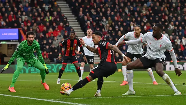 Justin Kluivert - Bournemouth Vs Liverpool