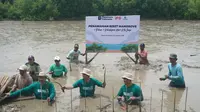 Merawat Alam, Penanaman 5.000 Bibit Mangrove di Pesisir Desa Pantai Bahagia Bekasi Jabar