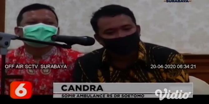 VIDEO: Gubernur Khofifah Berikan Apresiasi Kepada Sopir Ambulans Pengantar Jenazah