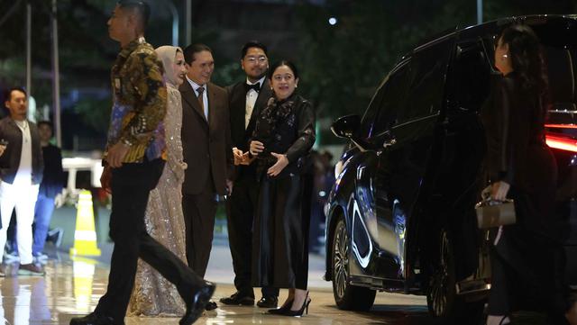 Presiden Prabowo dan Jajaran Menteri Kabinet Merah Putih Hadiri Resepsi Pernikahan El Rumi Syifa Hadju
