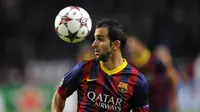 Inter Milan resmi mendapatkan bek Barcelona, Martin Montoya (JOHN THYS / AFP)