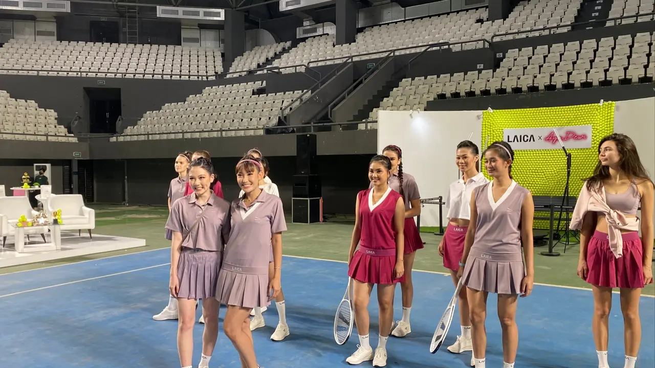Hobi tenis membuat Ayu Dewi berkolaborasi dengan LAICA, meluncurkan sportswear khusus tenis