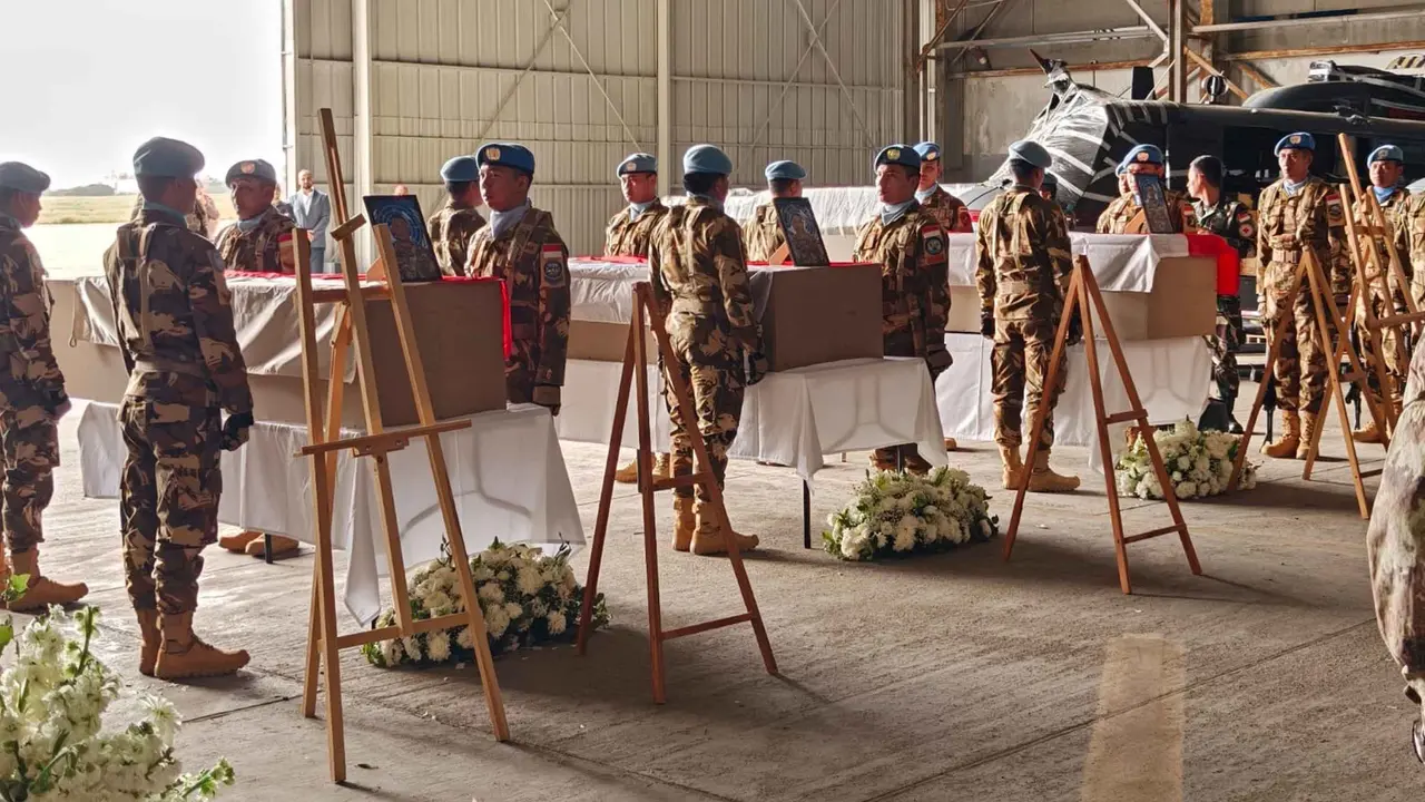 UNIFIL Gelar Prosesi Penghormatan Militer untuk Tiga Prajurit TNI yang Gugur di Lebanon