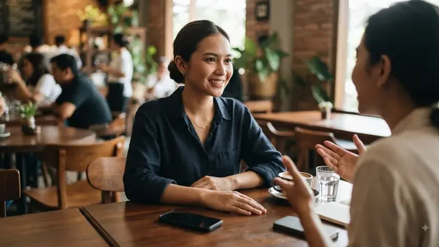 Dengarkan Orang Lain dengan Penuh Perhatian (AI Generated)