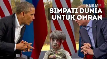 Video Omran, bocah 5 tahun yang menjadi korban serangan udara di Aleppo, membuat dunia mengecam perang di Suriah 