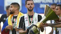 Gelandang Juventus, Miralem Pjanic. (Filippo MONTEFORTE / AFP)