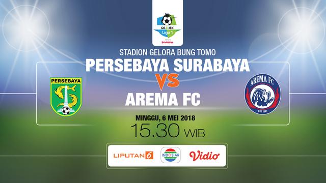 Live Streaming Indosiar Persebaya Vs Arema Fc Di Liga 1
