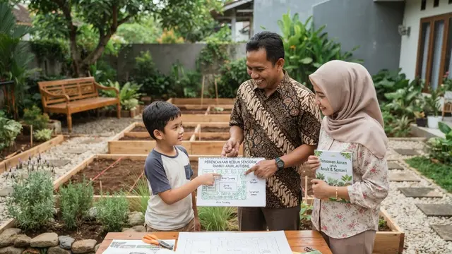 Cara Membuat Kebun Sensorik di Halaman Rumah
