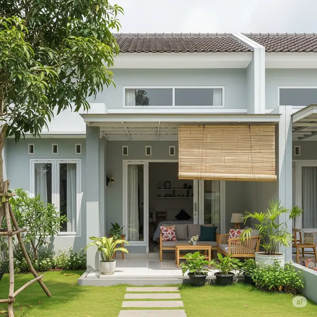 Inspirasi Rumah Sederhana Elegan. Foto: Gemini