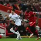 Darwin Nunez di laga Liverpool vs MU (Photo: AFP/PAUL ELLIS)