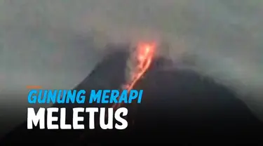 Aktivitas vulakanik Gunung Merapi terekam kamera CCTV. Dari dini hari hingga Selasa (30/11) pagi tercatat sedikitnya 23 semburan lava pijar keluar dari puncak gunung.