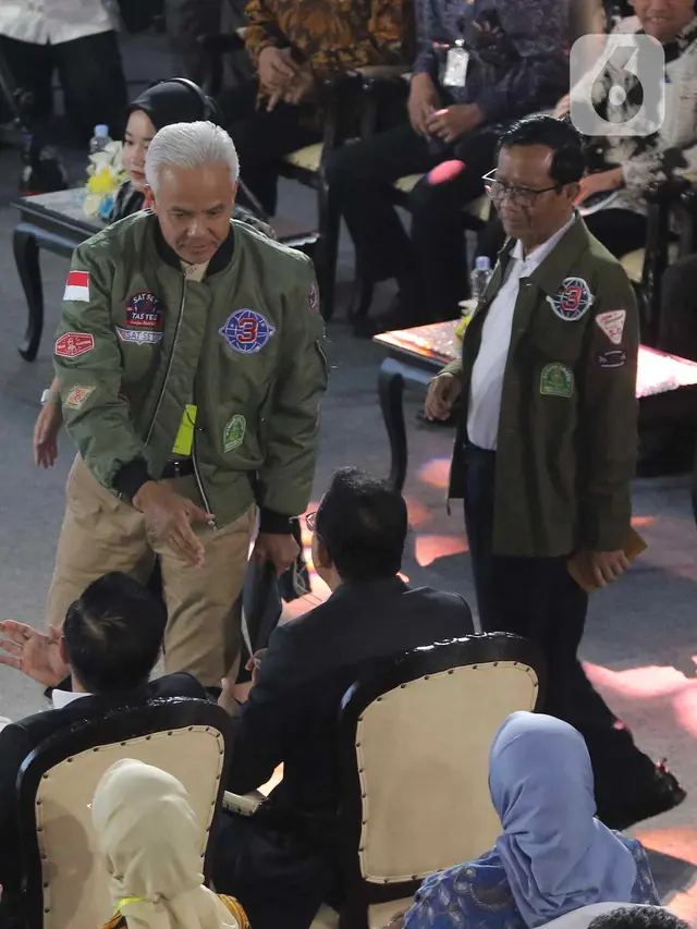 Ketiga Capres-Cawapres Pemilu 2024 Hadiri Paku Integritas di Gedung KPK