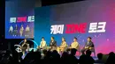 Suasana saat konferensi pers. "Happy to be back in Seoul, and having so much fun with @yulyulk @masijacoke850714 and Yu Jaesok !" kata Luna Maya. (Foto: Instagram/ lunamaya)