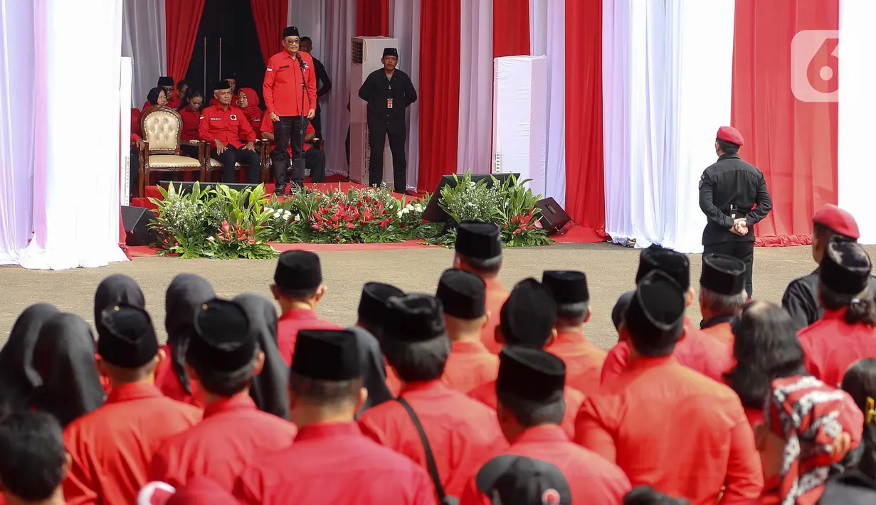 Upacara tersebut dalam rangka memperingati Hari Lahir Pancasila ke-80. (LIputan6.com/Herman Zakharia)