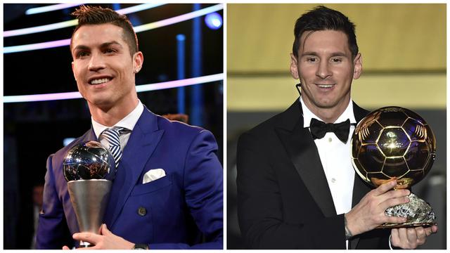 Cristiano Ronaldo dan Lionel Messi