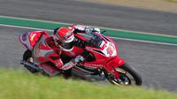 Pembalap Astra Honda Racing Team, Rheza Danica Ahrens, meneruskan dominasinya pada ajang ARRC 2018. (Astra Honda Motor)