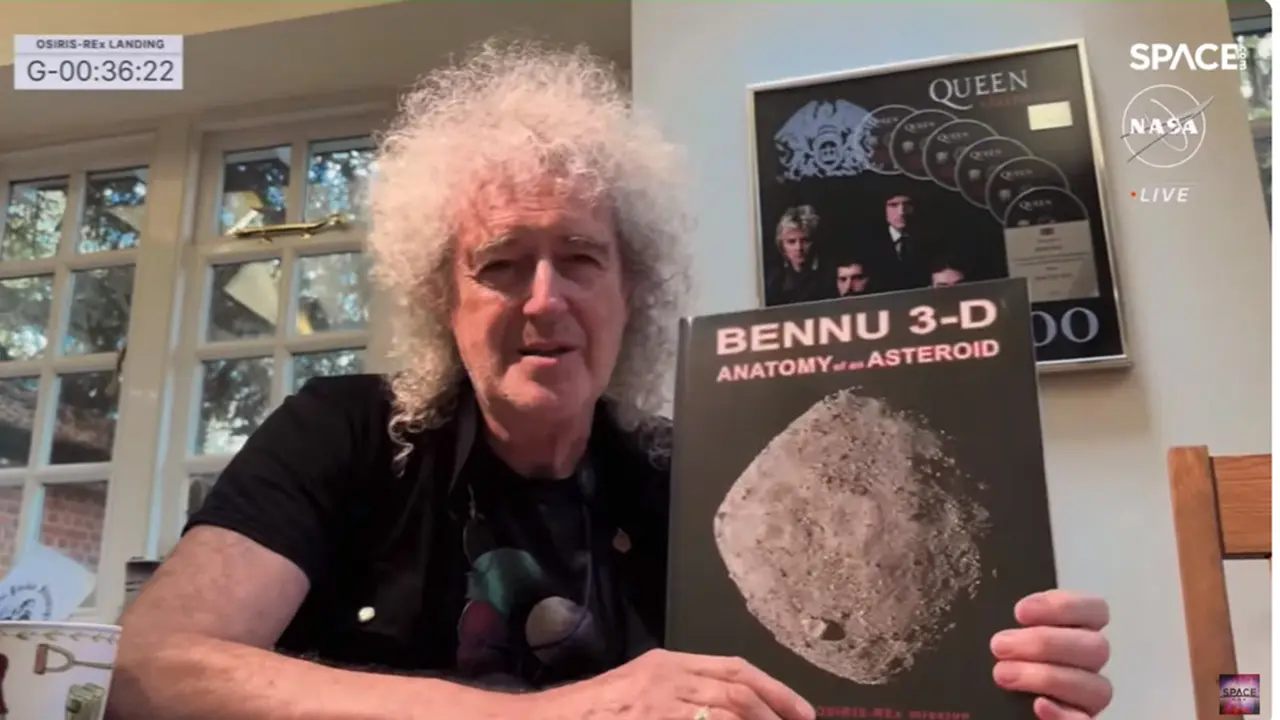 Gitaris Queen Brian May bantu NASA dalam misi pulangkan sampel asteroid pertama