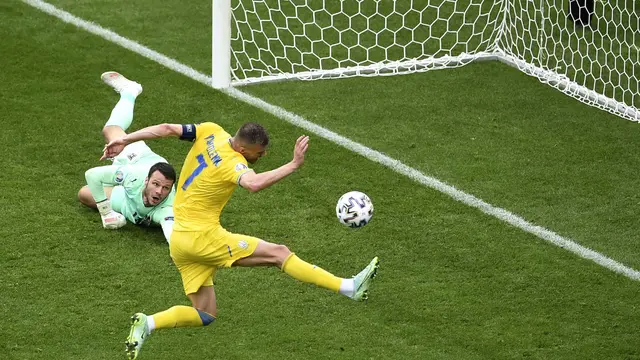 Foto Piala Eropa: Kalahkan Ukraina, Austria Bersiap Hadapi Italia di Babak 16 Besar Euro 2020