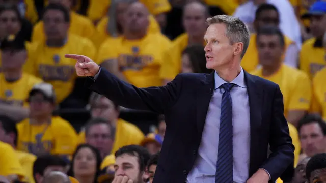 Steve Kerr jadi pelatih NBA All-Star Wilayah Barat. 