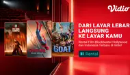 Vidio Luncurkan Fitur Rental Film Blockbuster Hollywood