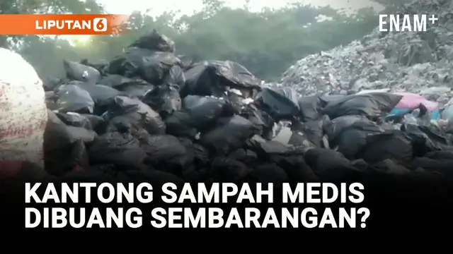 Viral! Kantong Sampah Medis Diduga Dibuang Secara Ilegal ke TPA