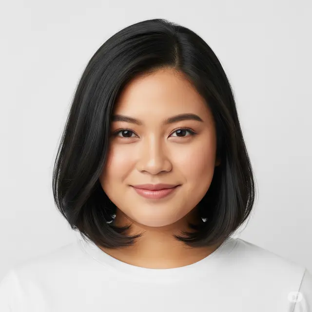 7 Potongan Rambut Pendek Tanpa Catok Wajah Bulat yang Menawan: Agar Terlihat Tirus