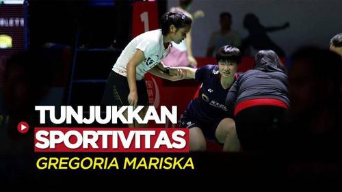VIDEO: Aksi Sportivitas Gregoria Mariska Tunjung Terhadap Tunggal Putri China di Indonesia Masters 2023