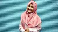 Fatin Shidqia saat latihan untuk HUT SCTV (Liputan6.com/Panji Diksana)