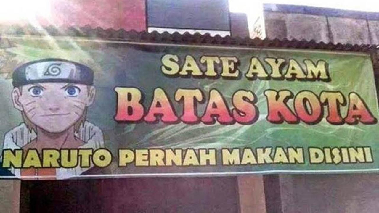 6 Spanduk Penjual Sate Ayam Ini Nyeleneh Banget, Pembeli Ngakak