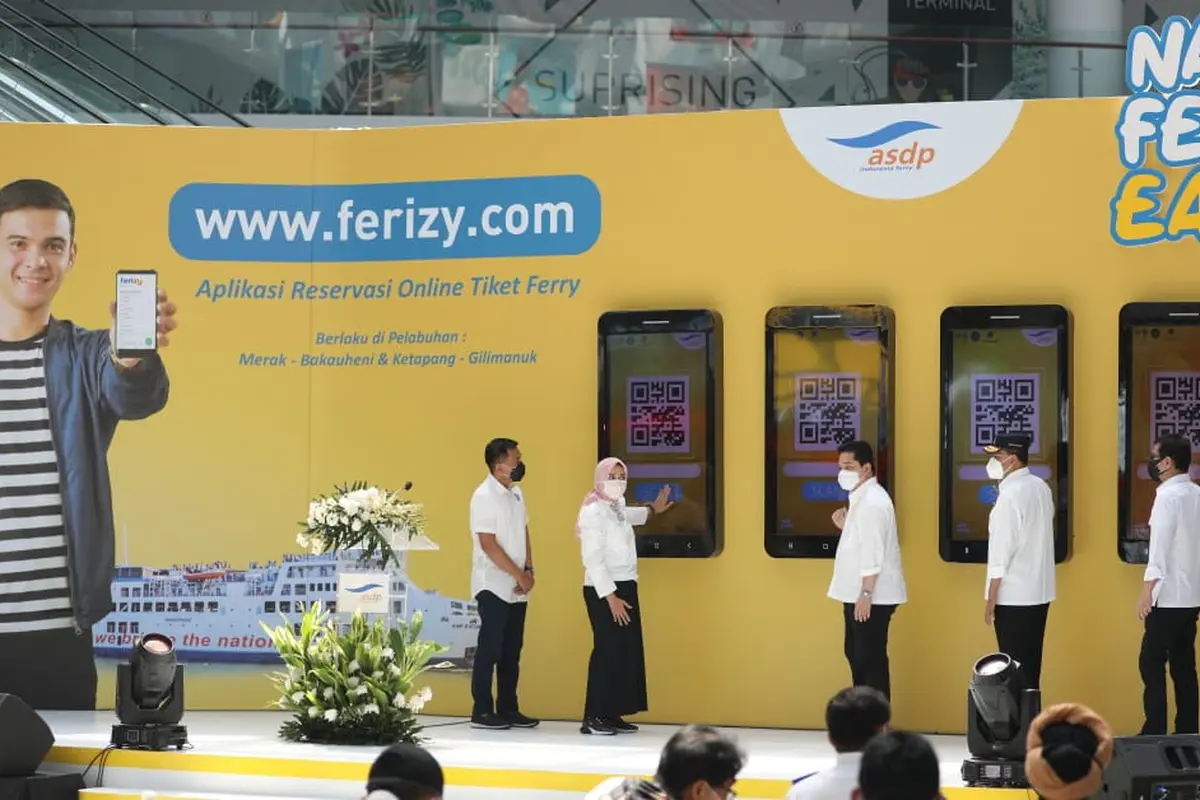 Layanan Tiket Online Ferizy Resmi Meluncur, Naik Kapal Ferry ASDP Semakin Mudah