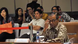 Menurut Busyro, KPK memiliki dua kelemahan utama yang paling mendasar, Jakarta, Kamis (9/10/2014) (Liputan6.com/Miftahul Hayat)