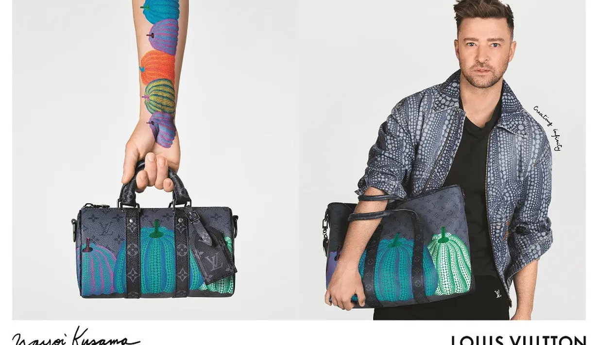 Para brand ambassador dan sahabat brand, termasuk Lea Seydoux, Cate Blanchett, Justin Timberlake, Naomi Osaka, Hoyeon, dan Zhou Dongyu diminta untuk menjadi kanvas. Foto: Document/Louis Vuitton.