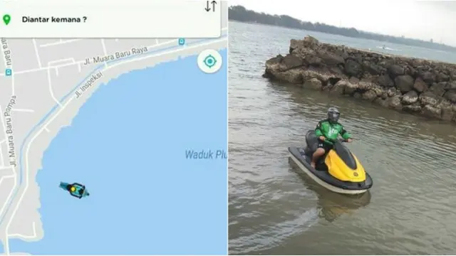 Seringkali, peta yang menunjukkan lokasi pengemudi mengalami kesalahan yang mengejutkan pengguna.