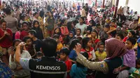 Berdasarkan informasi terakhir, BPBD Jakarta melaporkan tidak ada korban jiwa dari insiden ini. (Liputan6.com/Herman Zakharia)