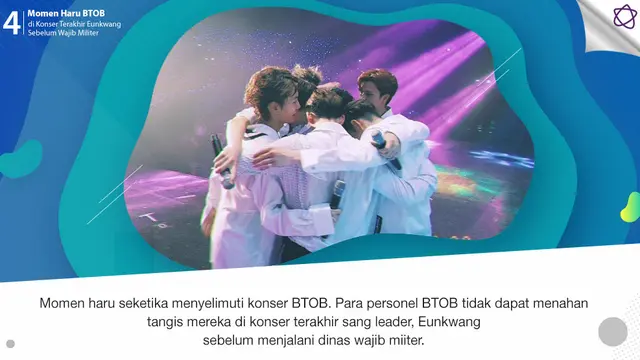 [Bintang] Momen Haru BTOB di Konser Terakhir Eunkwang Sebelum Wajib Militer