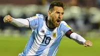 Striker tim nasional Argentina, Lionel Messi. (AFP/Juan Ruiz)