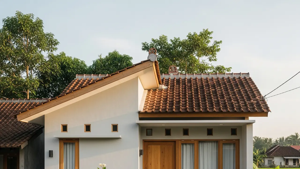 Cara Membuat Rumah Minimalis 6x9 Meter di Desa agar Terlihat Luas dengan Taman Mini/AI