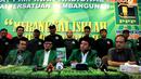 Rapimnas yang digelar di kantor DPP PPP, di kawasan Menteng, Jakarta Pusat itu sekaligus mempertegas jika PPP belum melakukan koalisi dengan partai manapun (Liputan6.com/Johan Tallo).